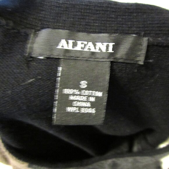 ALFANI 100% Cotton Color Block Dress With Sequins  Size S - Picture 4 of 5